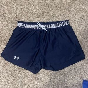 Navy Blue underarmour shorts